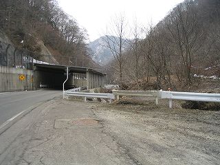 仙台側旧道入口