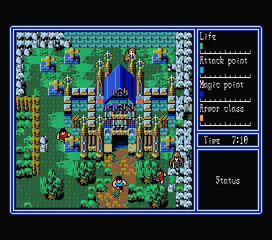 MSX2版の聖なる寺院